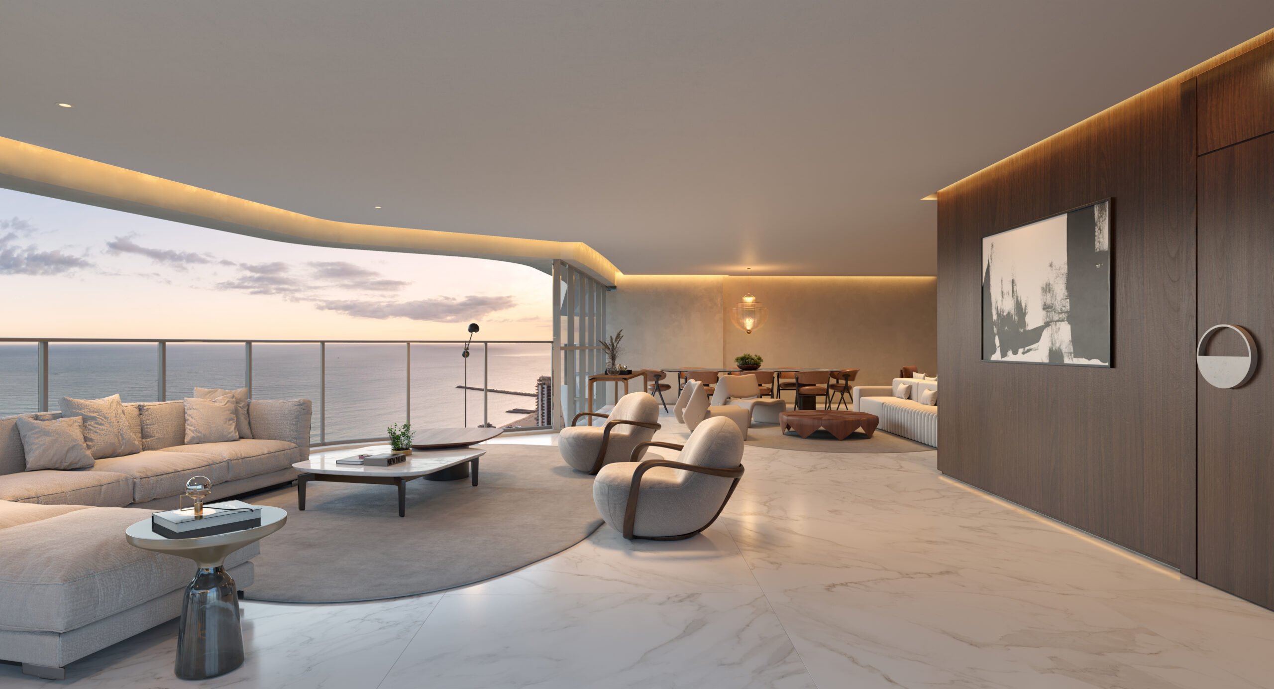 Sala Apto Tipo Varanda