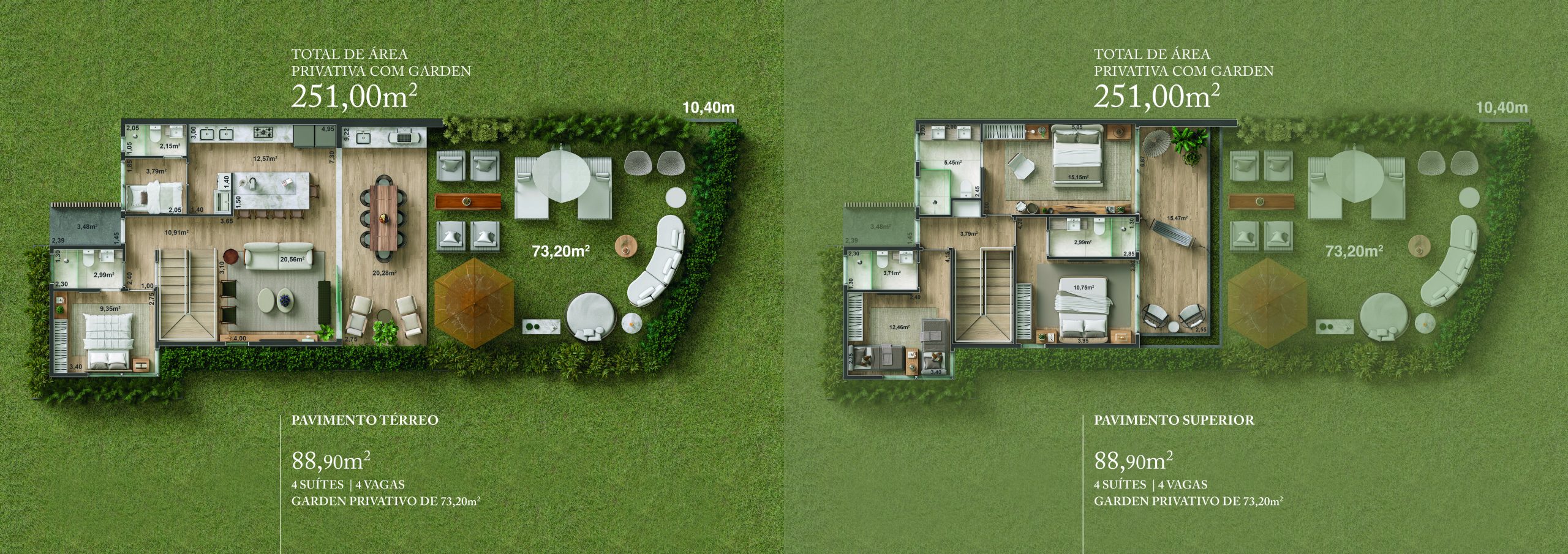 Casa - 251m² com garden